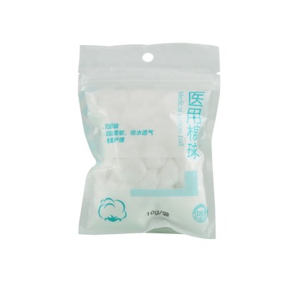 100% pure cotton Disposable Medical Absorbent Cotton Ball /Cotton Ball In Alcohol